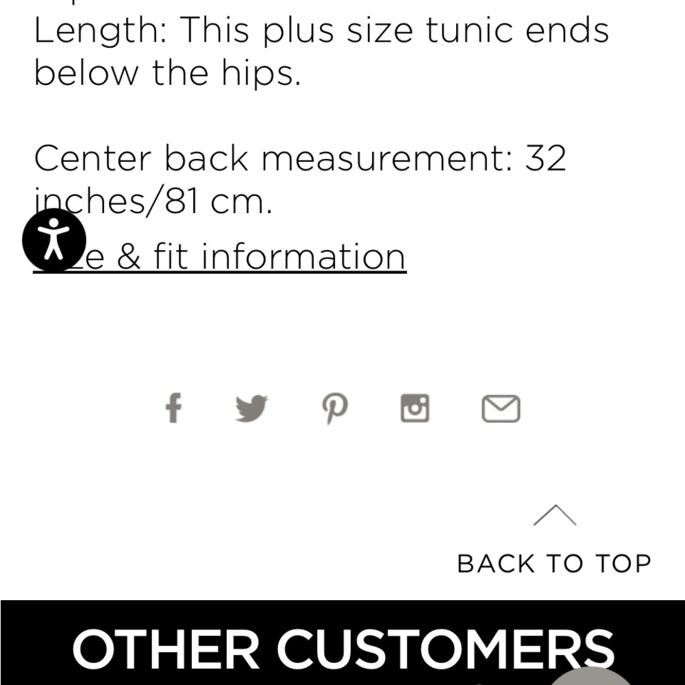 Avenue plus size top - Picture 4 of 5